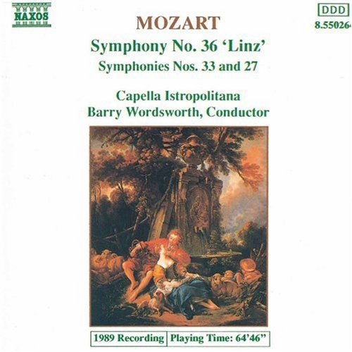 W.a. Mozart: Symphonies 27, 33 & 36 - COMPACT DISCS