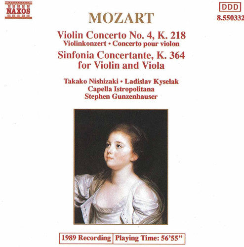 W.a. Mozart: Violin Concerto 4 - COMPACT DISCS