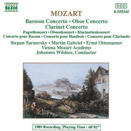 W.a. Mozart: Concertos for Bassoon, Oboe & Clarinet - COMPACT DISCS