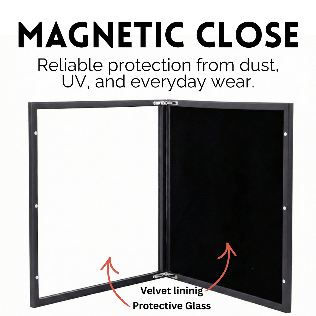 Deluxe Vinyl Record Display Frame (Groove Shrine)