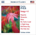 Ives / Berman / Carfizzi / Garritson / Penna: Complete Songs 4 - COMPACT DISCS