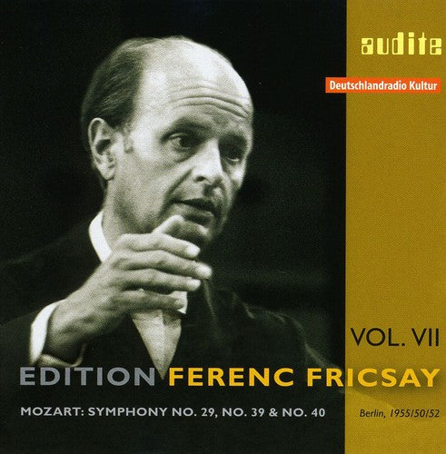 W.a. Mozart: Edition Ferenc Fricsay 7: Sym No. 29 39 & 40 - COMPACT DISCS