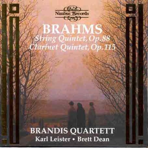 J. Brahms: String Quintet Op 88 / Clarinet Quintet Op 115 - COMPACT DISCS