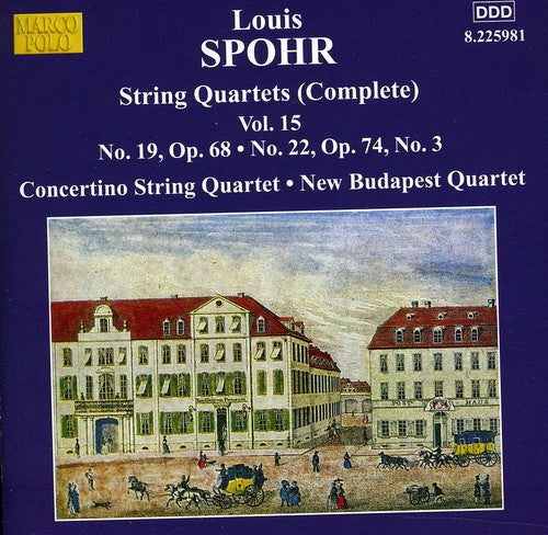 New Budapest String Quartet: Spohr: Quartets Nos 19 & 22 - COMPACT DISCS