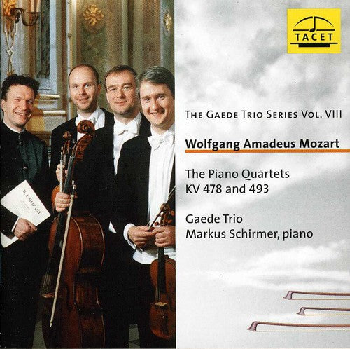 W.a. Mozart: Gaede Trio Series 8: Piano Quartets - COMPACT DISCS