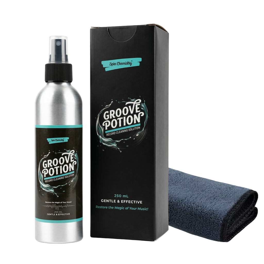250mL Vinyl Record Cleaning Fluid + Microfiber Cloth