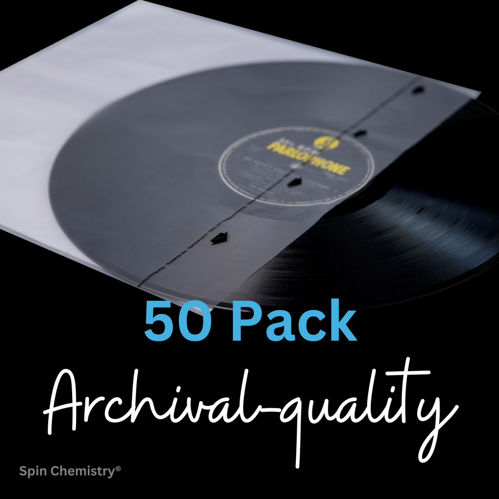 [BUNDLE] 50 Pack 12" Audiophile Inner Sleeves + Complete Cleaning Kit