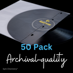 [BUNDLE] 50 Pack 12" Audiophile Inner Sleeves + Complete Cleaning Kit