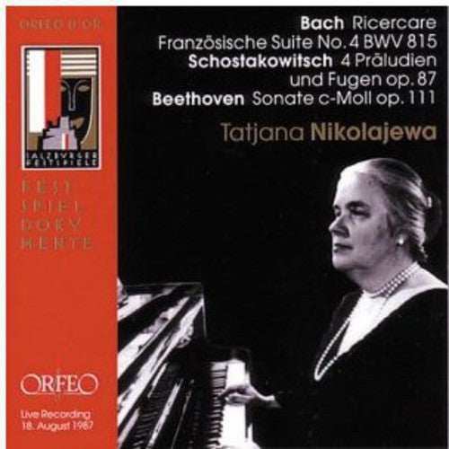 Tatiana Nikolayeva: Ricercare a 3 Voci / Prelude & Fugues / Piano Stas - COMPACT DISCS