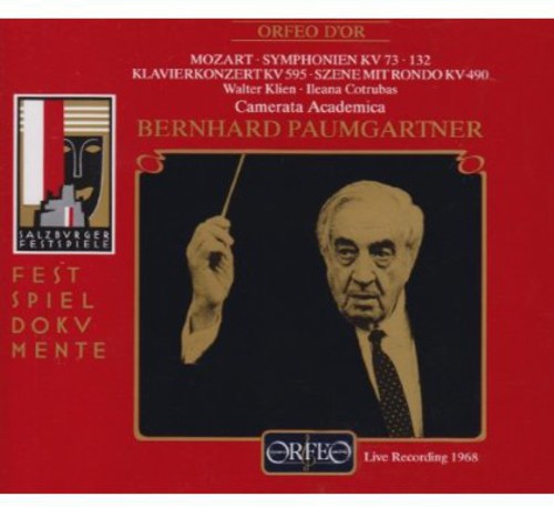W.a. Mozart: Sym. KV 73 & 132 & Klavierkonzert KV 595 & Szene - COMPACT DISCS