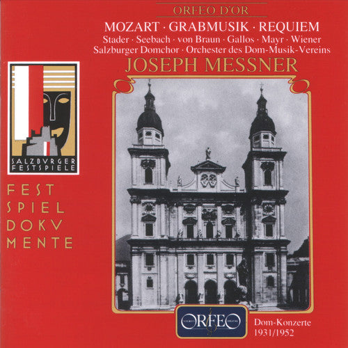 W.a. Mozart: Kirchensonate Es-Dur & Grabmusik KV 42 & Requiem - COMPACT DISCS