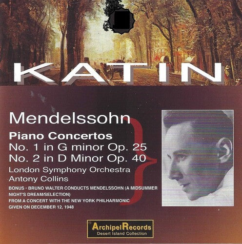 Mendelssohn / Katin: Klavierkonzerte 1 & 2 - COMPACT DISCS