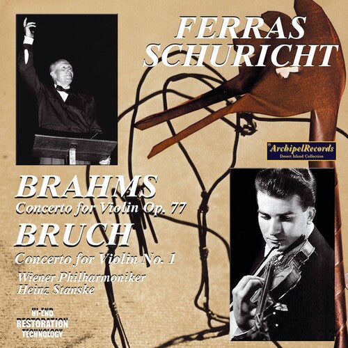 Brahms / Schuricht: VLN Konzert / Wiener Phil. 19 - COMPACT DISCS