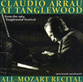 W.a. Mozart: Claudio Arrau Live at Tanglewood - COMPACT DISCS