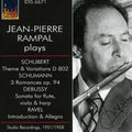 Jean-Pierre Rampal: Jean-Pierre Rampal Plays Schumann Debussy Ravel - COMPACT DISCS