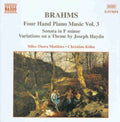 J. Brahms: Four Hand Piano Music 3 - COMPACT DISCS