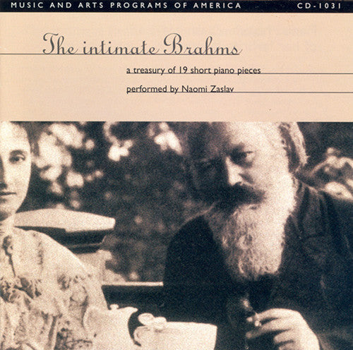Naomi Zaslav: Intimate Brahms: 19 Short Piano Works - COMPACT DISCS