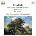 J. Brahms: Four Hand Piano Music 4 - COMPACT DISCS