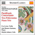 Montsalvatge: Comp Works for Violin & Piano - COMPACT DISCS
