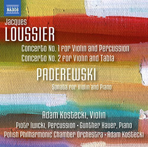 Loussier / Paderewski: Violin Ctos 1 & 2 Sonata for Violin & Pno in - COMPACT DISCS