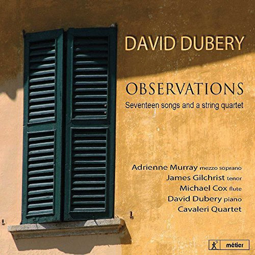 Dubery: Observations-17 Songs & a STR QRT - COMPACT DISCS