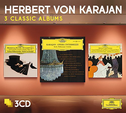 Herbert von Karajan: Three Classic Albums (Opera Intermezzi/Offenbach) - COMPACT DISCS