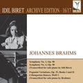 Brahms / Idil Biret: Idil Biret Archive Edition 16 & 17-Johannes Brahms - COMPACT DISCS