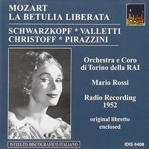 Mozart / Christoff / Pirazzini: Betulia Liberata - COMPACT DISCS