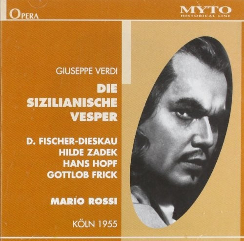 Verdi / Dieskau / Zadek / Hopf / Frick / Rossi: Die Sizilianische Vesper - COMPACT DISCS