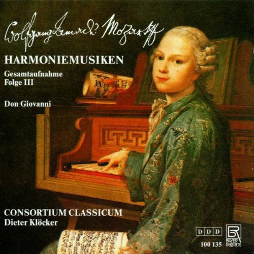 Mozart / Consortium Classicum: Harmoniemusiken Folge 3 - COMPACT DISCS