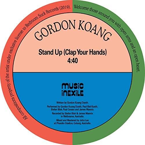 Gordon Koang: Stand Up (Clap Your Hands) / Asylum Seeker - 12-INCH SINGLE