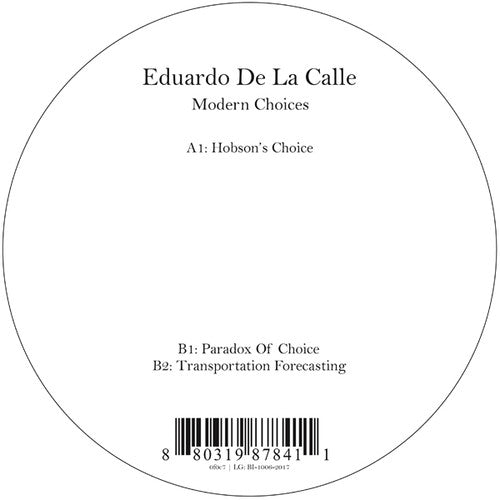 Eduardo de la Calle: Modern Choices - 12-INCH SINGLE