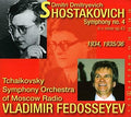 Shostakovish / Fedosseyev: Symphony 4 - COMPACT DISCS