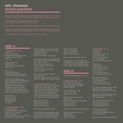Eric Chenaux: Slowly Paradise - {VINYL LP}