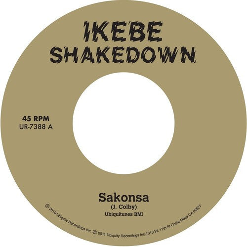 Ikebe Shakedown: Sakonsa / Green and Black - 7-INCH SINGLE