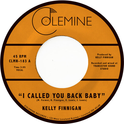 Kelly Finnigan: I Called You Back Baby - 7-INCH SINGLE