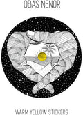 Obas Nenor: Warm Yellow Stickers - 12-INCH SINGLE