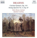 J. Brahms: Clarinet Quintet / String Quartet - COMPACT DISCS