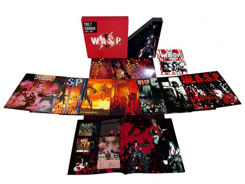 W.A.S.P.: 7 Savage - Second Edition - 8LP Box, 60 Page Book, Poster - {VINYL LP}