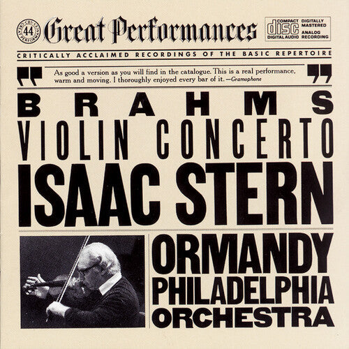 J. Brahms: Violin Concerto - COMPACT DISCS