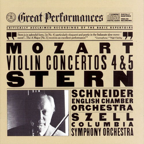 W.a. Mozart: Violin Concerti 4 & 5 - COMPACT DISCS