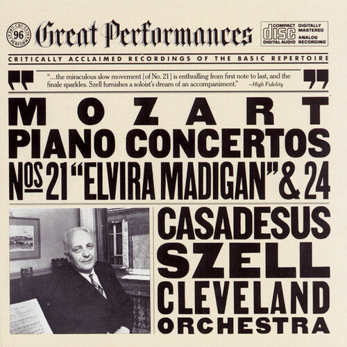 W.a. Mozart: Piano Concerti 21 & 24 - COMPACT DISCS