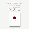 Hong Seokmin: Note - incl. 24pg Photobook + 4 Postcards - COMPACT DISCS