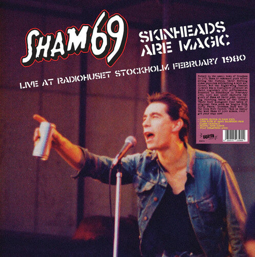Sham 69: Skinheads Are Magic: Live In Stockholm 02/02/1980 - Red Marble Colored Vinyl - {VINYL LP}