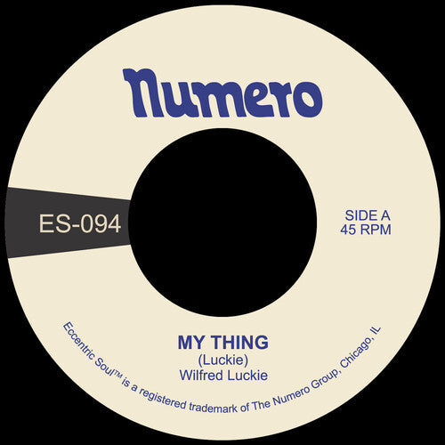 Wilfred Luckie: My Thing B/W Wait for Me - {VINYL LP}