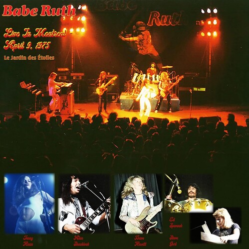 Babe Ruth: Live in Montreal April 9, 1975 - Red - {VINYL LP}