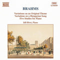 J. Brahms: Variations Opus 21 / 5 Etudes - COMPACT DISCS