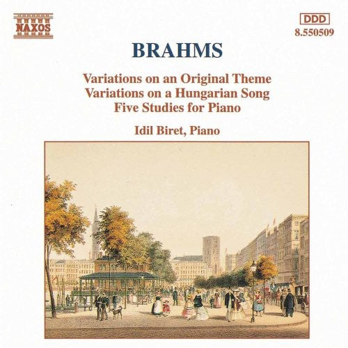 J. Brahms: Variations Opus 21 / 5 Etudes - COMPACT DISCS
