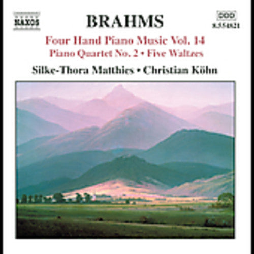 J. Brahms: Four Hand Piano Music 14 - COMPACT DISCS