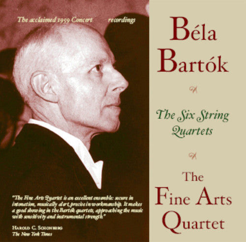 Fine Arts Quartet: Six String Quartets - COMPACT DISCS